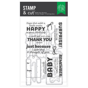 Hero Arts Just Because Stamp & Cut Set