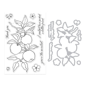 Hero Arts Apple Branch Stamp & Cut Set