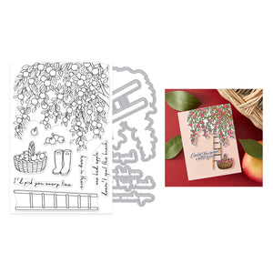 Hero Arts In The Orchard Stamp & Cut Set