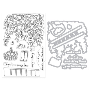 Hero Arts In The Orchard Stamp & Cut Set