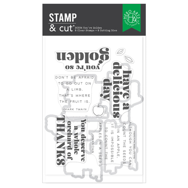 Hero Arts You're Golden Stamp & Cut Set