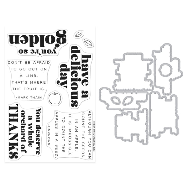 Hero Arts You're Golden Stamp & Cut Set