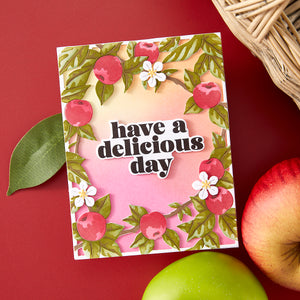 Hero Arts Apple Frame Die & Stencil Bundle