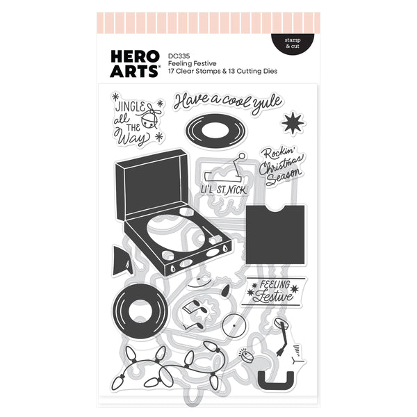 Hero Arts Feeling Festive Stamp & Cut