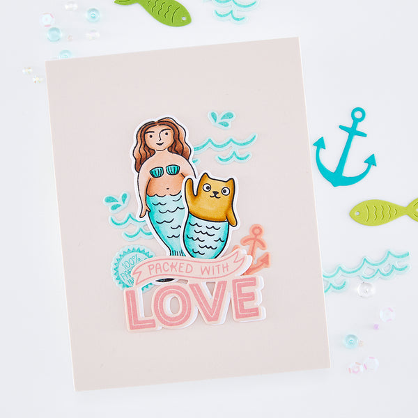 Hero Arts Partners In Brine Clear Stamp Set