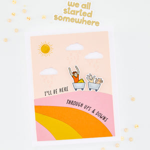 Hero Arts We All Started Somewhere Stamp & Cut Set