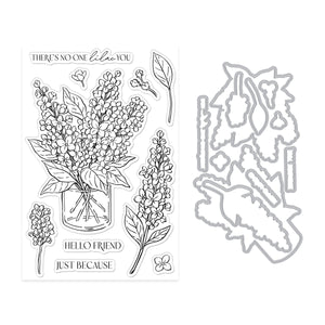 Hero Arts No One Lilac You Stamp & Cut Set