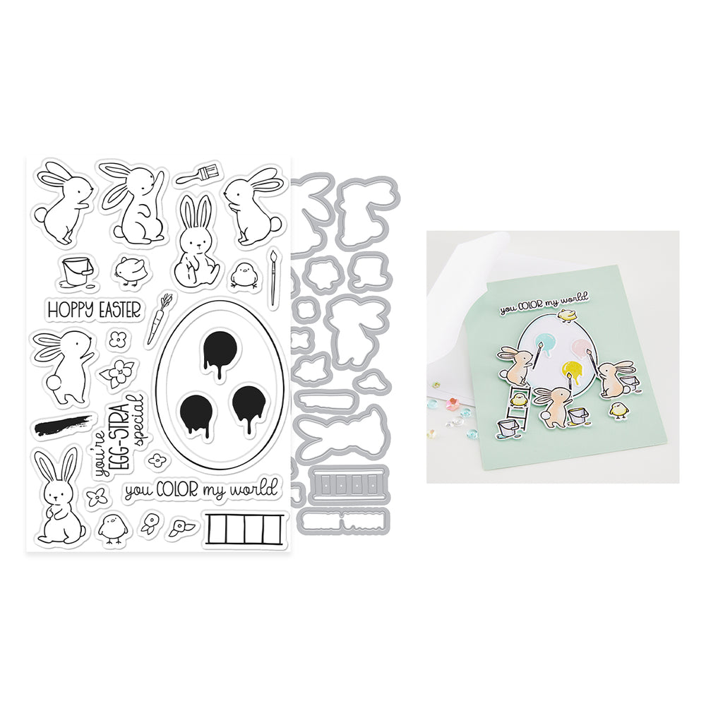 Hero Arts Color My World Stamp & Cut Set