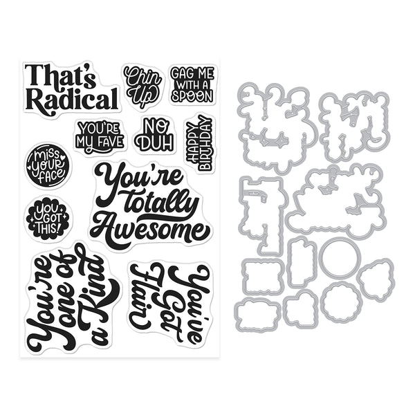 Hero Arts Totally Awesome Stamp & Cut