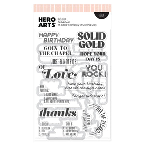 Hero Arts Solid Gold Stamp & Cut