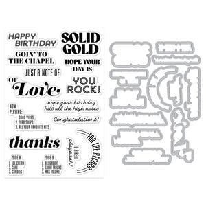 Hero Arts Solid Gold Stamp & Cut