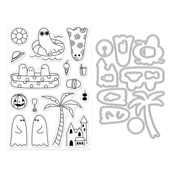 Hero Arts Beach Boos Stamp & Cut