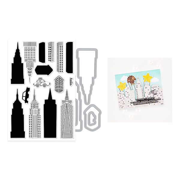 Hero Arts In the City Stamp & Cut Set