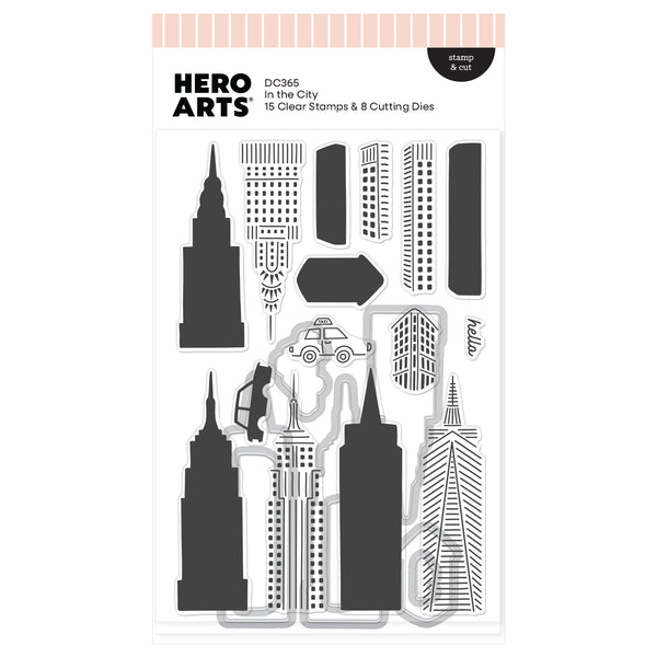 Hero Arts In the City Stamp & Cut Set