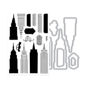 Hero Arts In the City Stamp & Cut Set