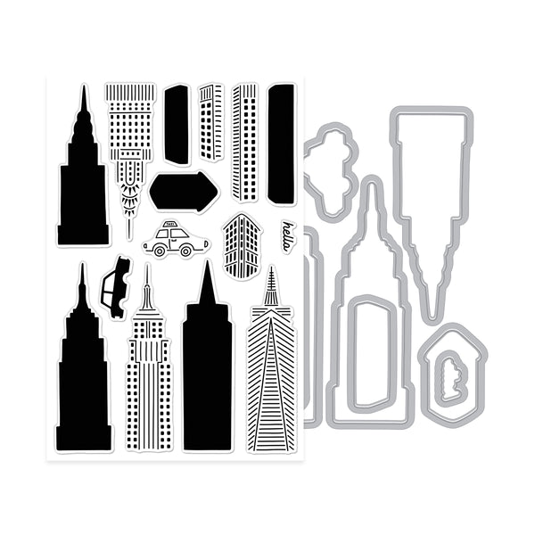 Hero Arts In the City Stamp & Cut Set