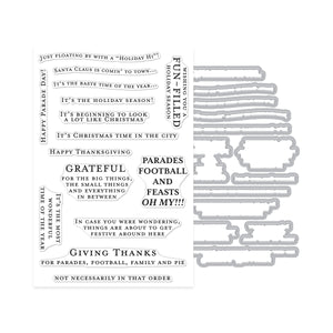 Hero Arts The Holiday Season Stamp & Cut Set
