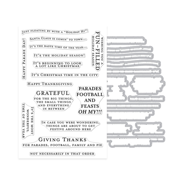 Hero Arts The Holiday Season Stamp & Cut Set