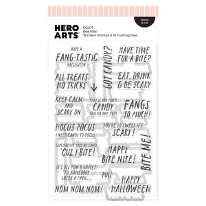 Hero Arts Bite Nite Stamp & Cut Set