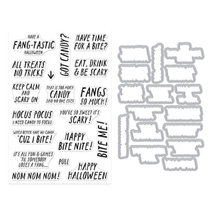 Hero Arts Bite Nite Stamp & Cut Set
