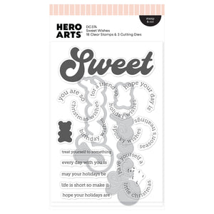 Sweet Wishes Stamp & Cut by Carly Tee