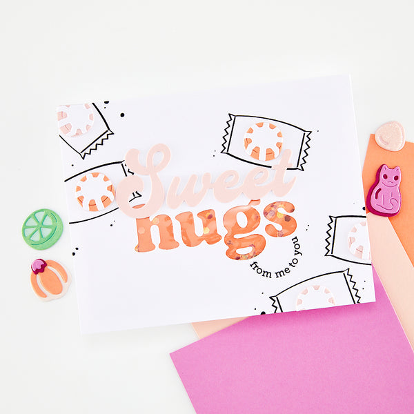 Sweet Wishes Stamp & Cut by Carly Tee