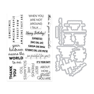 Hero Arts Say It Inside & Out Stamp & Cut