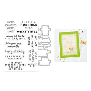 Hero Arts Birthdays Inside & Out Stamp & Cut