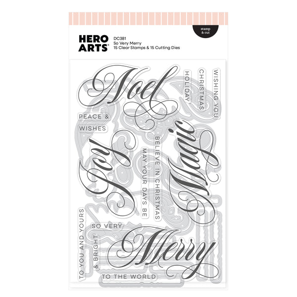 So Very Merry Stamp & Cut
