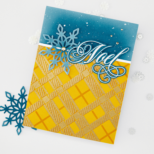 Classic Plaid Layering Stencil Set