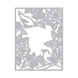 Hero Arts Birds and Flowers Cover Plate Dies