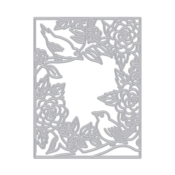 Hero Arts Birds and Flowers Cover Plate Dies