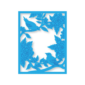 Hero Arts Birds and Flowers Cover Plate Dies