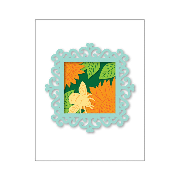 Hero Arts Looking Glass Ornate Frame Cuts Dies