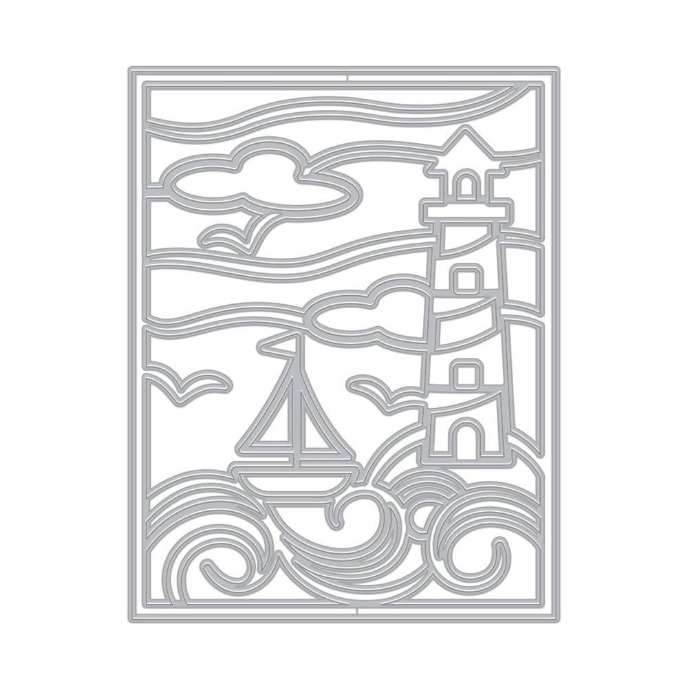 Hero Arts Lighthouse & Sailboat Cover Plate Dies
