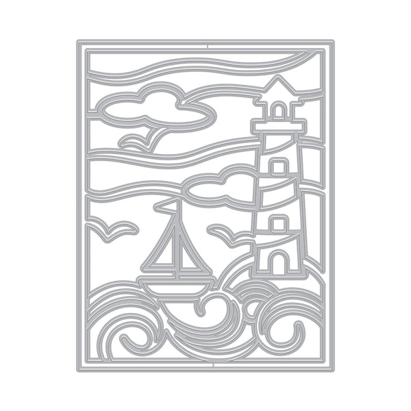 Hero Arts Lighthouse & Sailboat Cover Plate Dies