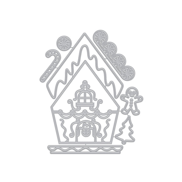 Hero Arts Gingerbread House Fancy Dies