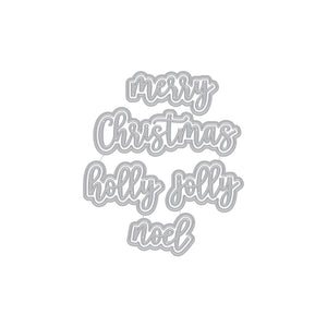 Hero Arts Christmas Words Dies
