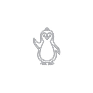 Hero Arts Small Penguin Tag Fancy Dies