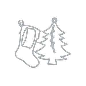 Hero Arts Tree & Stocking Tag Dies