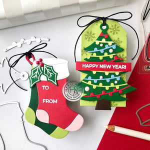 Hero Arts Tree & Stocking Tag Dies