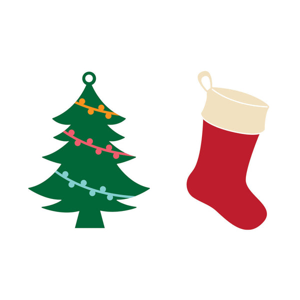 Hero Arts Tree & Stocking Tag Dies
