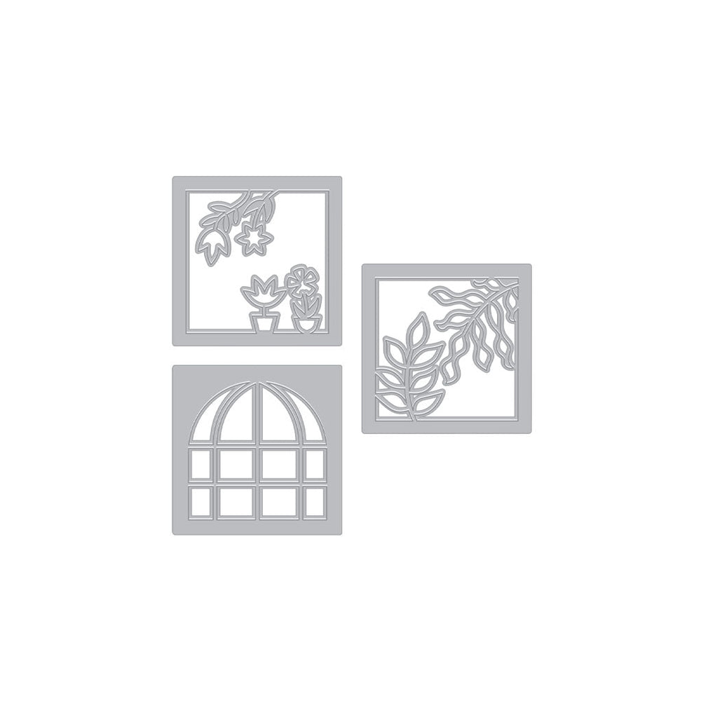 Hero Arts Looking Glass Green House Dies