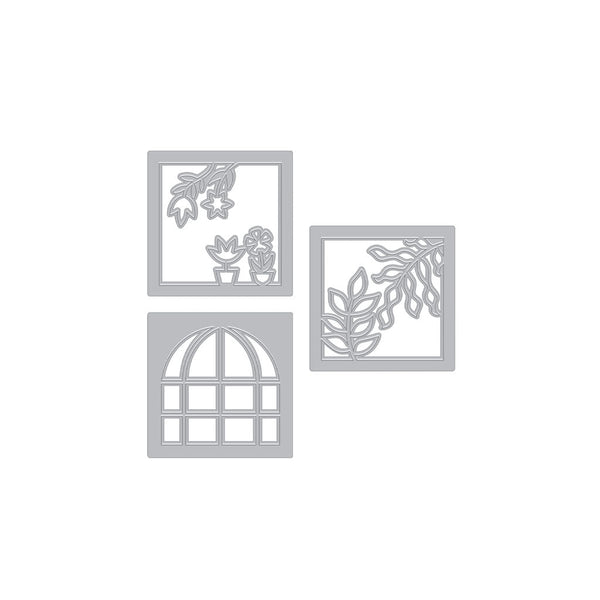 Hero Arts Looking Glass Green House Dies