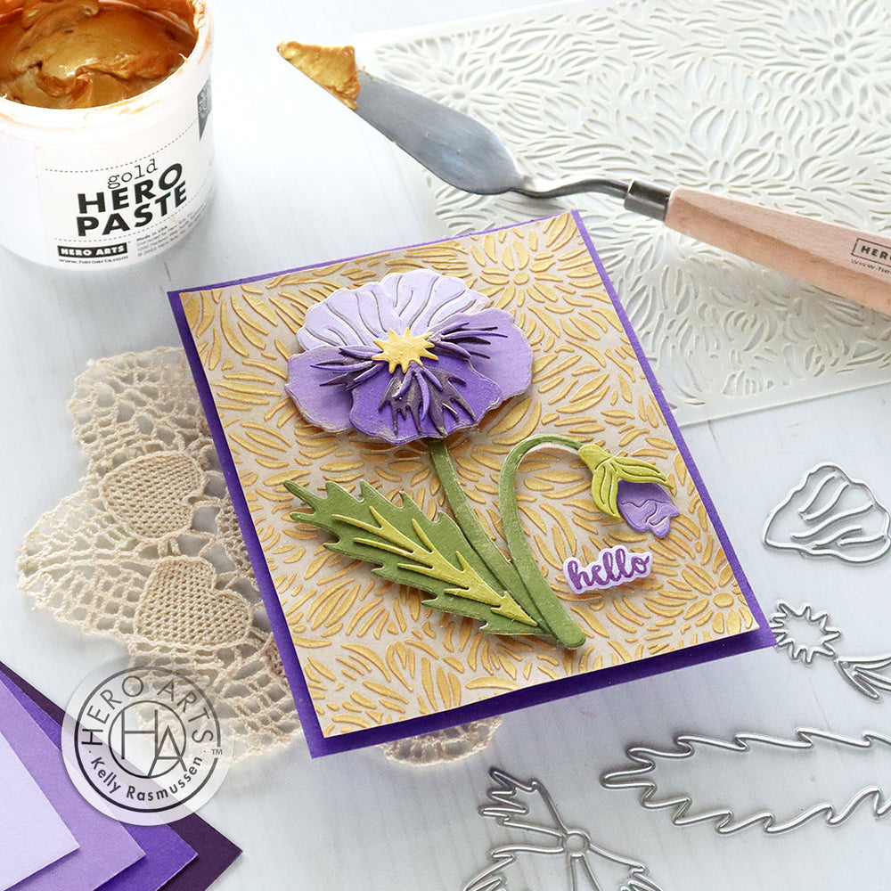 Hero Arts Pansy Fancy Dies