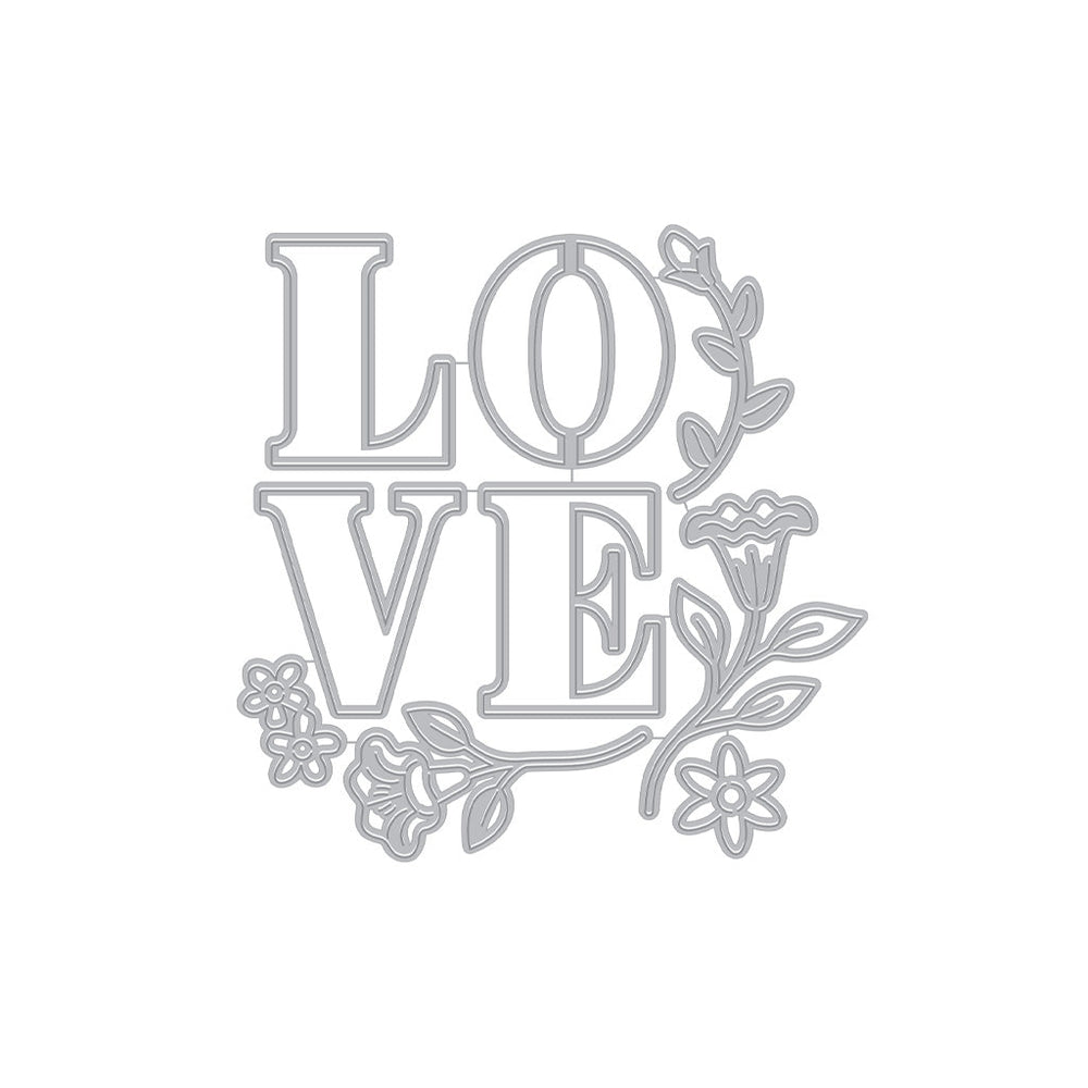 Hero Arts Love and Florals Dies