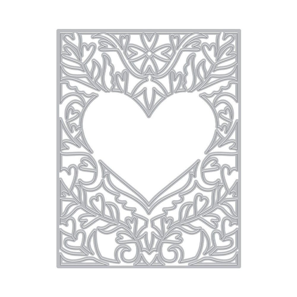 Hero Arts Heart Flourish Cover Plate Dies