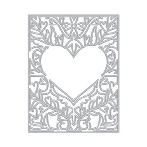 Hero Arts Heart Flourish Cover Plate Dies