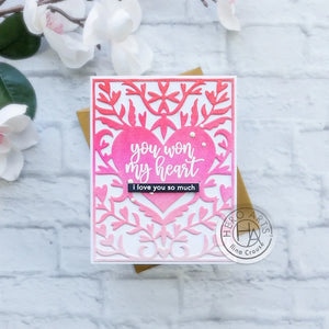 Hero Arts Heart Flourish Cover Plate Dies