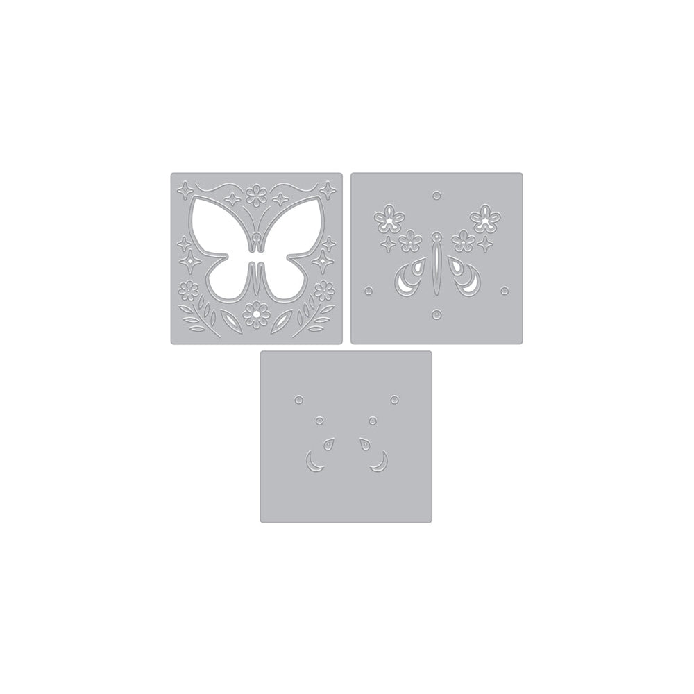 Hero Arts Looking Glass Layering Butterfly Dies